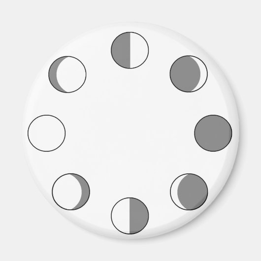 MAANFASEN MAGNEET (Voorkant)