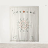 Maanfasen Mandala Wandkleed (Voorkant)
