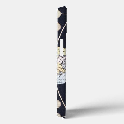 Maanfasen met aarde en zon, sterrenkunde Case-Mate iPhone case (Achterkant / Rechts)