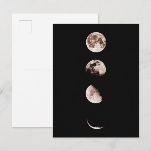 Maanfasen Muurkunst – HemelDecor voor Thuis Briefkaart (Voorkant / Achterkant)