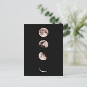 Maanfasen Muurkunst – HemelDecor voor Thuis Briefkaart (Staand voorkant)