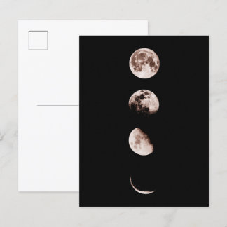 Maanfasen Muurkunst – HemelDecor voor Thuis Briefkaart