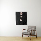 Maanfasen Muurkunst – Hemellich Huisdecor Wandkleed (In situ)
