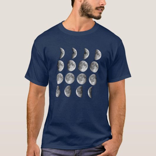 Maanfasen T-shirt (Voorkant)