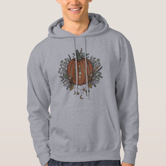 Maanfasepompoen Hoodie (Voorkant)