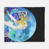 Maanfee Fleece Deken (Voorkant (Horizontaal))