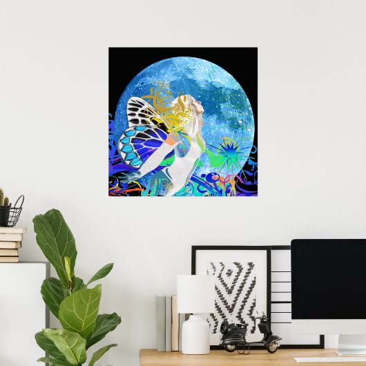 Maanfee Poster (Thuiskantoor)