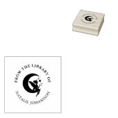 Maanfee uit de bibliotheek van rubberstempel (Gestempeld)