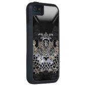 Maanfeest Girly Elegant Monogram Case-Mate iPhone Case (Back/Rechts)