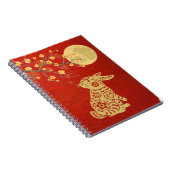 Maanfeest Konijn Notitieboek (Rechterzijde)