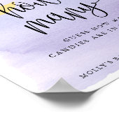 Maanfeest Purple Raad Hoeveel Game Poster (Hoek)