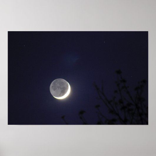 Maanfoto Poster (Voorkant)