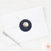 Maanfoto-stickers Ronde Sticker (Envelop)
