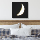 Maanfotografie Kunst Canvas Afdruk (Insitu (Slaapkamer))