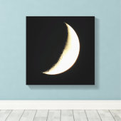 Maanfotografie Kunst Canvas Afdruk (Insitu (Houten vloer))