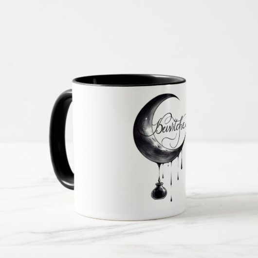 maangebonden inkt mok (Voorkant links)