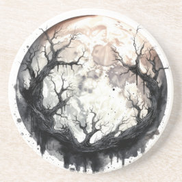 Maangebonden verstrengeld zandsteen onderzetter