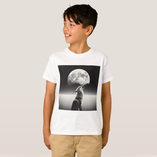 maangehuil t-shirt (Voorkant volledig)