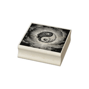 Maangelijk Gewicht – Yin Yang van Eeuwig Licht. Rubberstempel