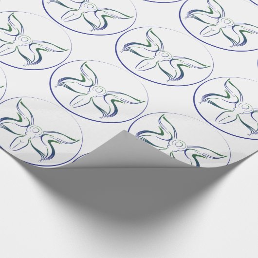 maangodin wiccan wican witchcraft pagan cadeaupapier (Hoek)