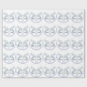 maangodin wiccan wican witchcraft pagan cadeaupapier (Vlak)