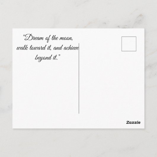 maanhert briefkaart (Achterkant)