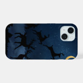 maanhert iPhone 15 case (Achterkant horizontaal)