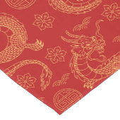 Maanjaar 2024 Chinees drakenpatroon Medium Tafelloper (Hoek)