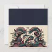 Maanjaar van de Slang 2025! Feestdagenkaart (Achterkant)
