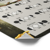 MAANKALENDER 2023, Wolf Maan Donker Woud, Wicca Poster (Hoek)