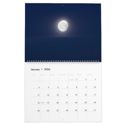 Maankalender 2025 Natuur Kalender (Jan 2026)