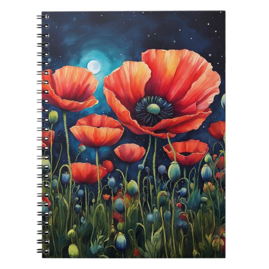 maanklaprozen notitieboek (Voorkant)