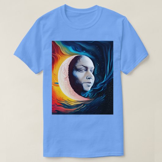 maankop t-shirt (Design voorkant)