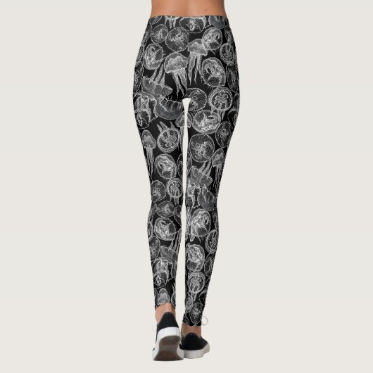 maankwal zwart leggings (Achterkant)