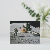 maanlanding apollo 15 longmodule nasa 1971 briefkaart (Staand voorkant)