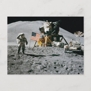 maanlanding apollo 15 longmodule nasa 1971 briefkaart