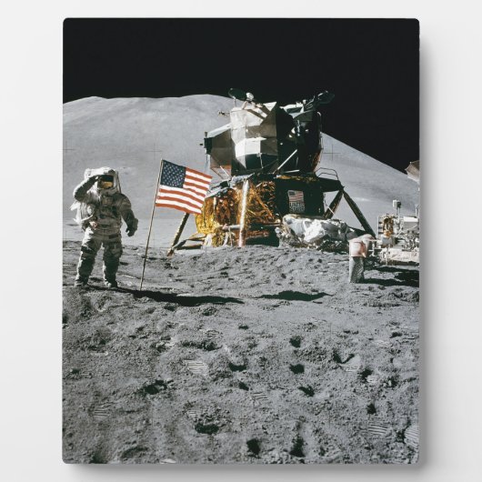 maanlanding apollo 15 longmodule nasa 1971 fotoplaat (Voorkant)