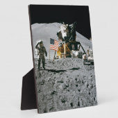 maanlanding apollo 15 longmodule nasa 1971 fotoplaat (Zijkant)