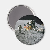 maanlanding apollo 15 longmodule nasa 1971 magneet (Voorkant / Achterkant)