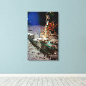 Maanlanding Express Canvas Afdruk (Insitu (Houten vloer))