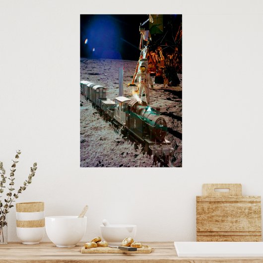 Maanlanding Express Poster (Keuken)