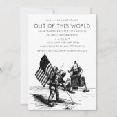 Maanlanding gepersonaliseerd kaart (Voorkant)