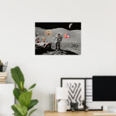 Maanlanding of is het nep? poster (Thuiskantoor)