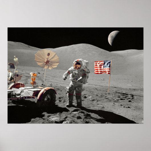 Maanlanding of is het nep? poster (Voorkant)