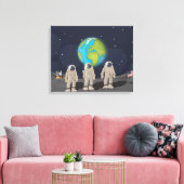 Maanlandingen Canvas Afdruk (Insitu (Woonkamer))