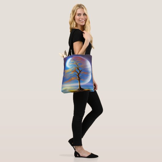 Maanlandschap bonsai tote bag (Op model)