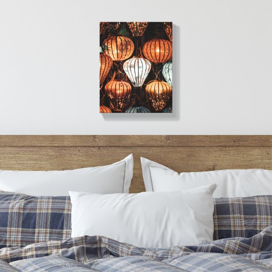 maanlantaarn canvas afdruk (Insitu (Slaapkamer))