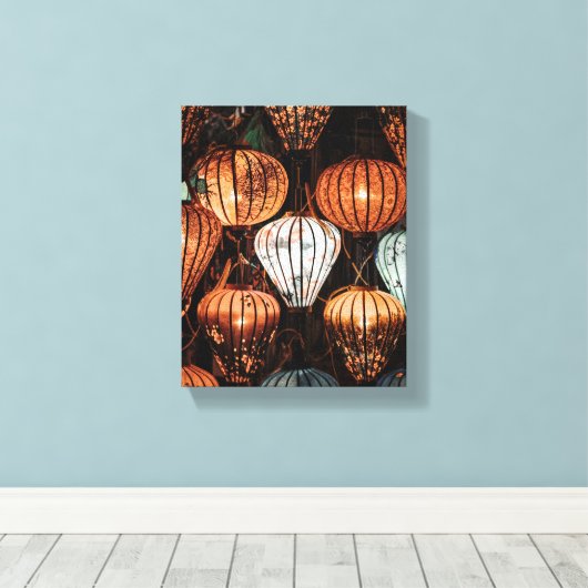 maanlantaarn canvas afdruk (Insitu (Houten vloer))