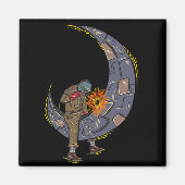 maanlassen magneet (Voorkant)