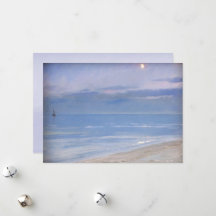 Maanlicht bij Skagen Beach door P.S. Krøyer, Art
